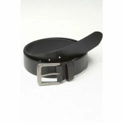 Fat Face FatFace Italian Leather Black Belt