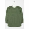 Fat Face FatFace Green Darcy Stripe Top -FatFaceshop unnamed file 47