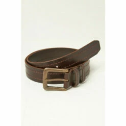 Fat Face FatFace Brown Stitched Belt