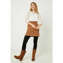 Fat Face FatFace Natural Lois 2-In-1 Jersey Top