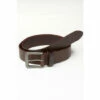 Fat Face FatFace Italian Brown Leather Belt