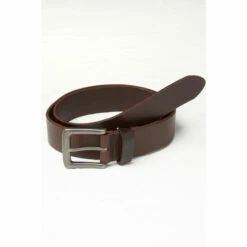 Fat Face FatFace Italian Brown Leather Belt