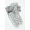 Fat Face FatFace Grey Spacedye Bed Socks