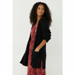 Fat Face FatFace Hannah Black Cardigan