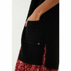 Fat Face FatFace Hannah Black Cardigan -FatFaceshop unnamed file 4765