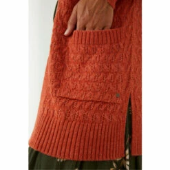 Fat Face FatFace Orange Hannah Cardigan -FatFaceshop unnamed file 4770