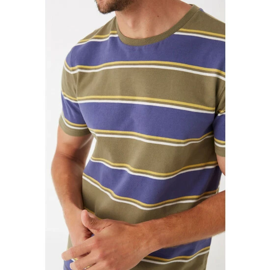 unnamed-file-479.jpg Fat Face FatFace Green Langhore Striped T-Shirt -FatFaceshop unnamed file 479