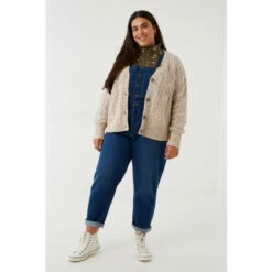 Fat Face FatFace Natural Clara Cardigan -FatFaceshop unnamed file 4811