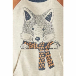 Fat Face FatFace Baby Crew Fox Pocket Romper -FatFaceshop unnamed file 4821
