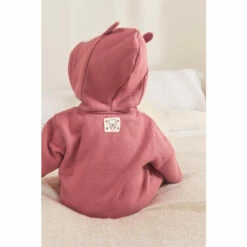 Fat Face FatFace Baby Crew Pink Bunny Zip Through Sweat Rompersuit -FatFaceshop unnamed file 4826