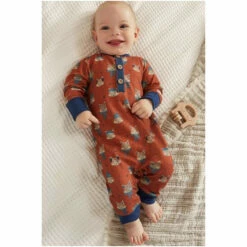 Fat Face FatFace Baby Crew Red Fox Print Romper
