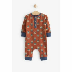 Fat Face FatFace Baby Crew Red Fox Print Romper -FatFaceshop unnamed file 4847