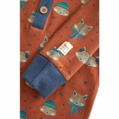 Fat Face FatFace Baby Crew Red Fox Print Romper -FatFaceshop unnamed file 4850
