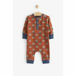 Fat Face FatFace Baby Crew Red Fox Print Romper -FatFaceshop unnamed file 4851