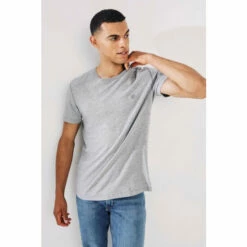 Fat Face FatFace Lulworth Mens Red Crew T-Shirt