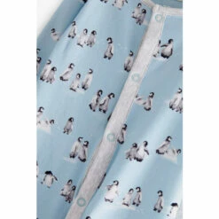 Fat Face FatFace Baby Crew Christmas Printed Animal Romper Blue -FatFaceshop unnamed file 4885