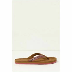 Fat Face FatFace Somerton Brown Suede Flip Flops -FatFaceshop unnamed file 4894