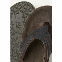 Fat Face FatFace Brown Burcott Suede Flip Flops -FatFaceshop unnamed file 4901
