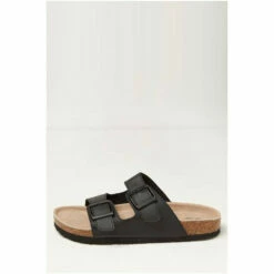 Fat Face FatFace Meldon Black Leather Sandals -FatFaceshop unnamed file 4914