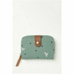 Fat Face FatFace Green Bee Spot Purse -FatFaceshop unnamed file 4920