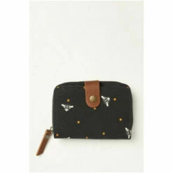 Fat Face FatFace Bee Spot Black Purse -FatFaceshop unnamed file 4923