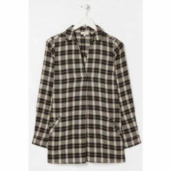 Fat Face FatFace Thandie Check Black Tunic 4 Fat Face FatFace Thandie Check Black Tunic -FatFaceshop unnamed file 4969