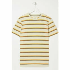 Fat Face FatFace Natural Henford Stripe T-Shirt -FatFaceshop unnamed file 497