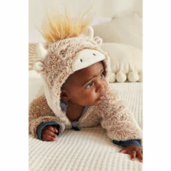 Fat Face FatFace Baby Crew Hamish Highland Cow Pramsuit Navy -FatFaceshop unnamed file 5000