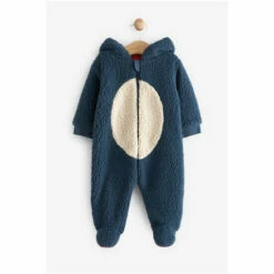 Fat Face FatFace Baby Crew Hamish Highland Cow Pramsuit Navy -FatFaceshop unnamed file 5008