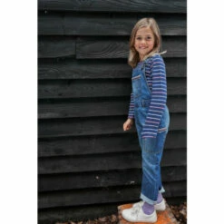 Fat Face FatFace Blue Rainbow Dungarees