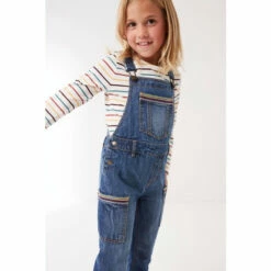 Fat Face FatFace Blue Rainbow Dungarees -FatFaceshop unnamed file 5012