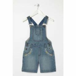 Fat Face Blue Embroidered Dungaree Shorts 5 Fat Face Blue Embroidered Dungaree Shorts -FatFaceshop unnamed file 5030