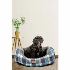 Fat Face FatFace Blue Fleece Check Deluxe Slumber