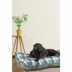 Fat Face FatFace Blue Fleece Check Deep Duvet