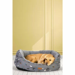 Fat Face FatFace Grey Marching Dogs Deluxe Slumber