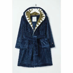 Fat Face FatFace Blue Danny Dino Robe -FatFaceshop unnamed file 5074