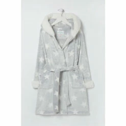 Fat Face FatFace Grey Star Robe -FatFaceshop unnamed file 5085