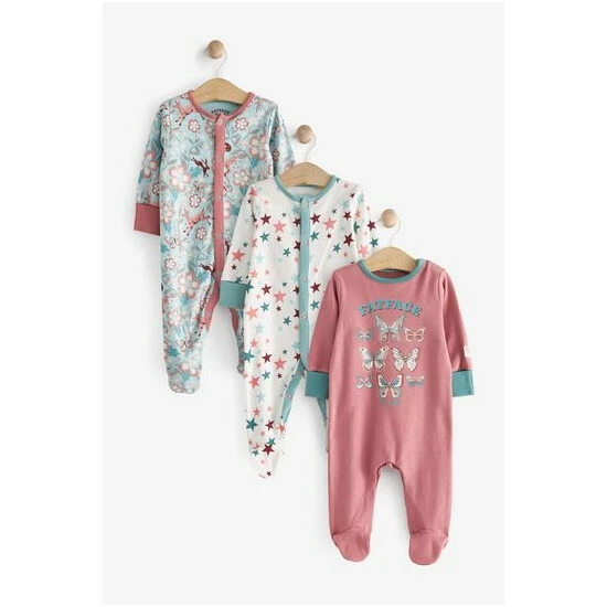 unnamed-file-5103.jpg Fat Face FatFace Baby Crew 3pk Butterfly Star Sleepsuits -FatFaceshop unnamed file 5103