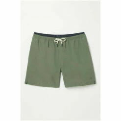 Fat Face FatFace Green Trevose Plain Swimmers Shorts -FatFaceshop unnamed file 5141