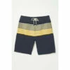 Fat Face FatFace Blue Camber Stripe Swim Shorts -FatFaceshop unnamed file 5142