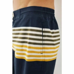 Fat Face FatFace Blue Camber Stripe Swim Shorts -FatFaceshop unnamed file 5145