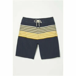 Fat Face FatFace Blue Camber Stripe Swim Shorts -FatFaceshop unnamed file 5146