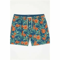 Fat Face FatFace Blue Trevose Tropical Print Swimmers Shorts -FatFaceshop unnamed file 5151