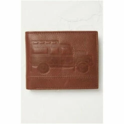 Fat Face Brown Land Rover Leather Wallet -FatFaceshop unnamed file 5159