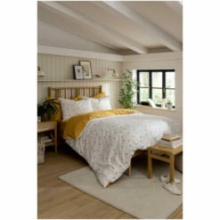 Fat Face FatFace Mustard King Size Bee Print Yellow Bedding Set -FatFaceshop unnamed file 5166