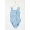 Fat Face FatFace Girls Blue Under The Sea Swimsuit -FatFaceshop unnamed file 5187