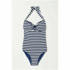 Fat Face FatFace Blue Breton Hoop Swimsuit -FatFaceshop unnamed file 5193