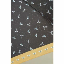 Fat Face FatFace Bee And Dragonfly Black Umbrella -FatFaceshop unnamed file 5204
