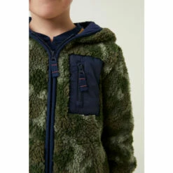 Fat Face FatFace Green Camo Print Fleece Zip Through Sweatshirt 2 Fat Face FatFace Green Camo Print Fleece Zip Through Sweatshirt -FatFaceshop unnamed file 5225
