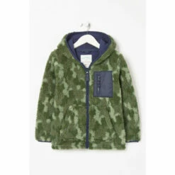 Fat Face FatFace Green Camo Print Fleece Zip Through Sweatshirt 3 Fat Face FatFace Green Camo Print Fleece Zip Through Sweatshirt -FatFaceshop unnamed file 5226